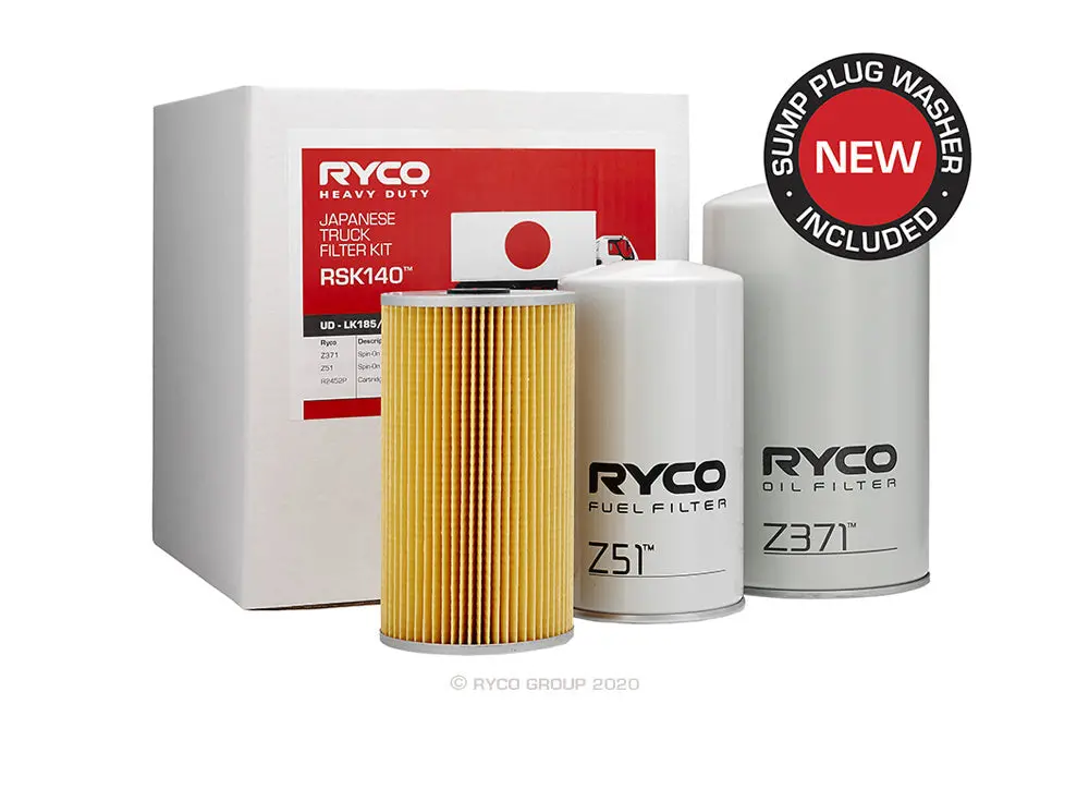 Rsk140 Ryco Service Kit Ud Lk185/235, Pk220/220A/Pk235 1
