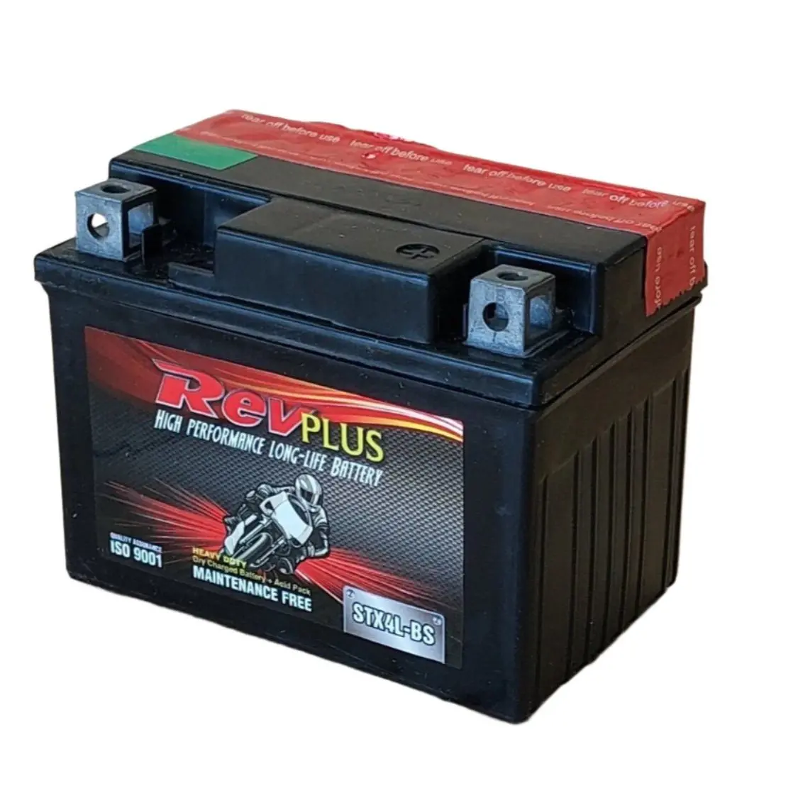 Revplus Stx4l-Bs Motorbike Agm Battery - 12V 3Ah 40Cca 1