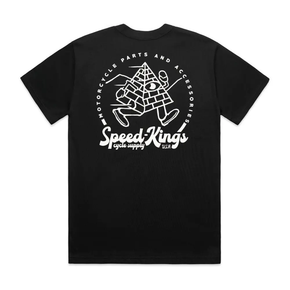 Running Pyramid Tee - Black 1