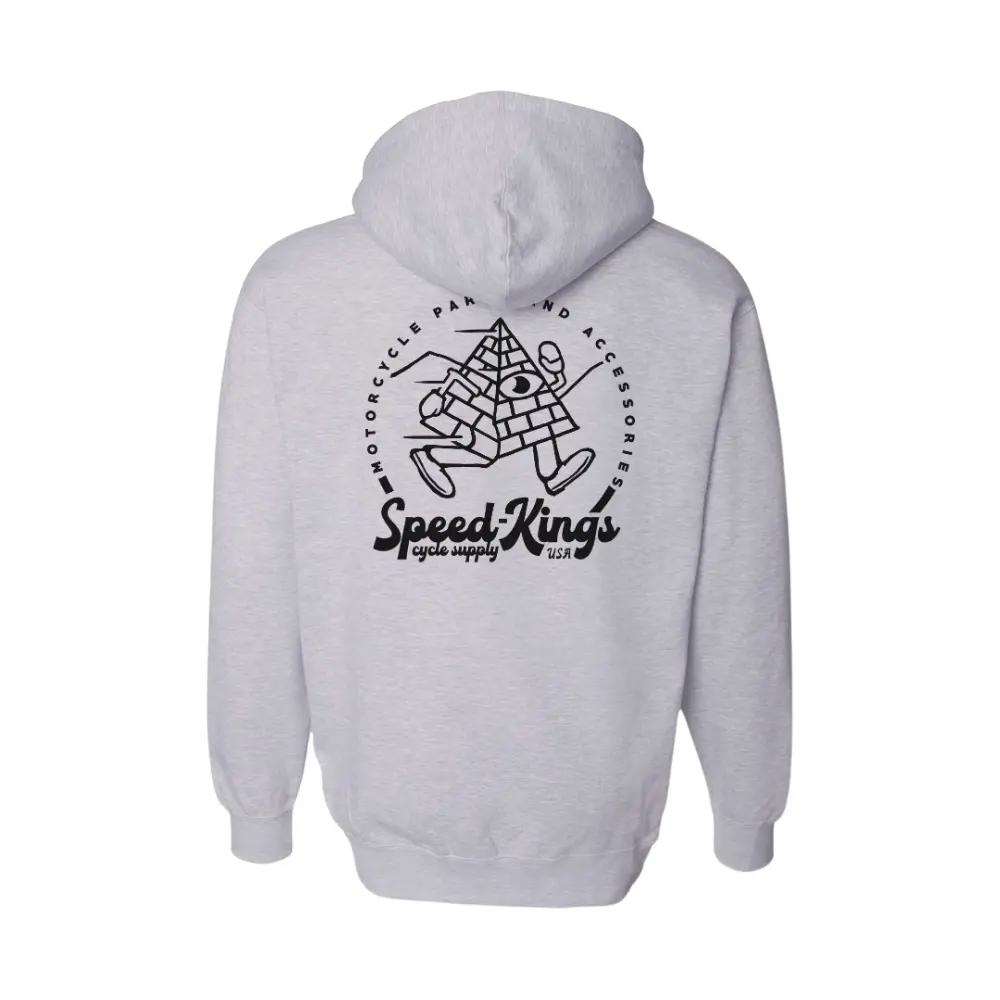 Running Pyramid Hoodie Grey 1