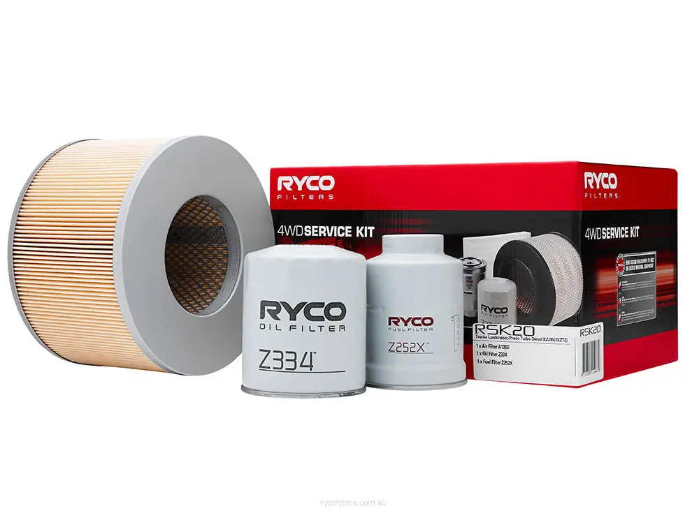 Ryco 4Wd Service Kit Toyota Prado 3.0 Td (Kzj90_, Kzj95_) Kzj90 Rsk20 1