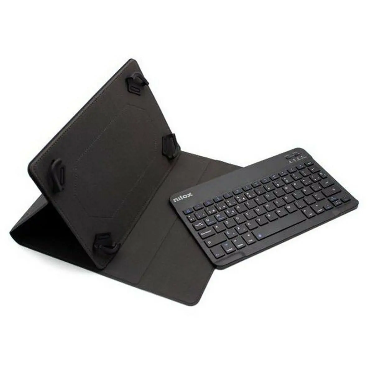 Capa Para Tablet E Teclado Nilox Nxkb01 Preto 2