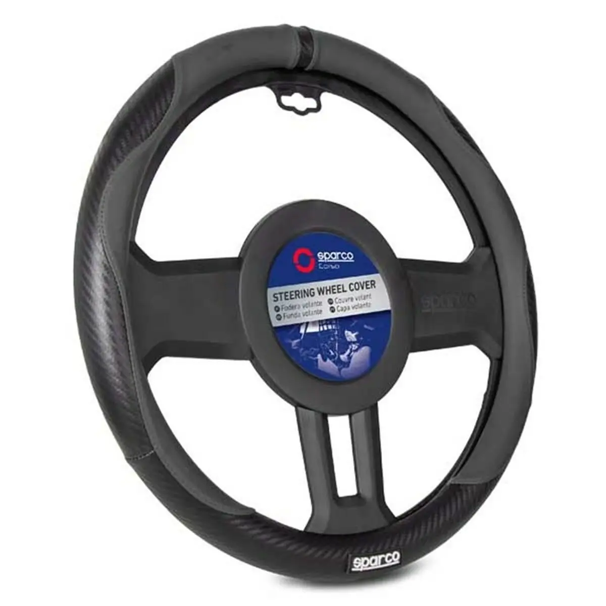 Forro Para O Volante Sparco Spcs128bk Ø 37-38 Cm Preto 1
