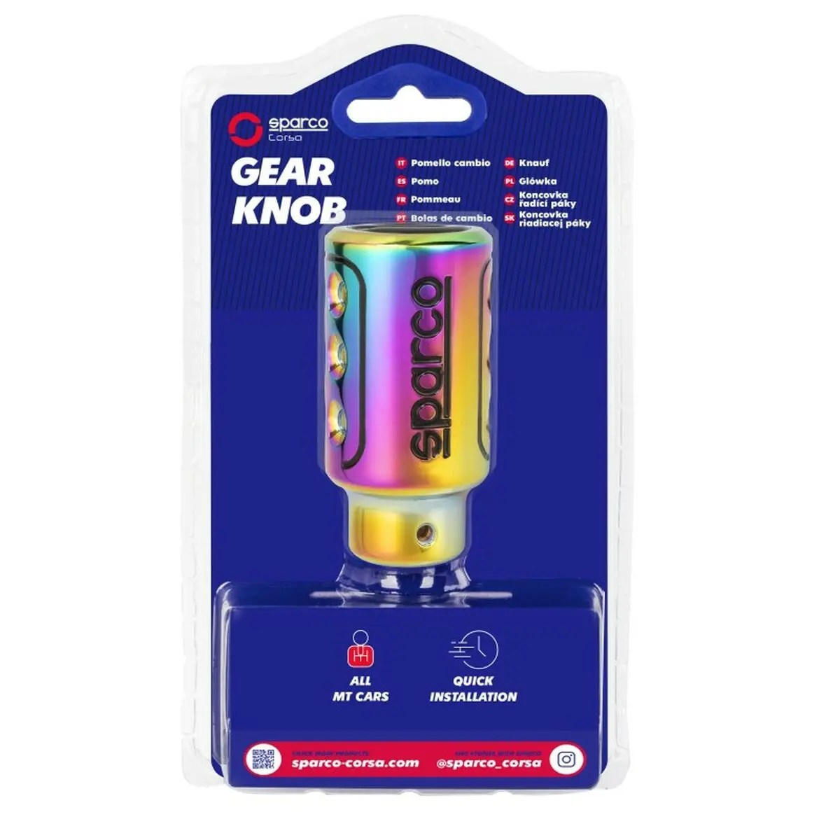 Manete De Velocidades Universal Sparco Racing 1