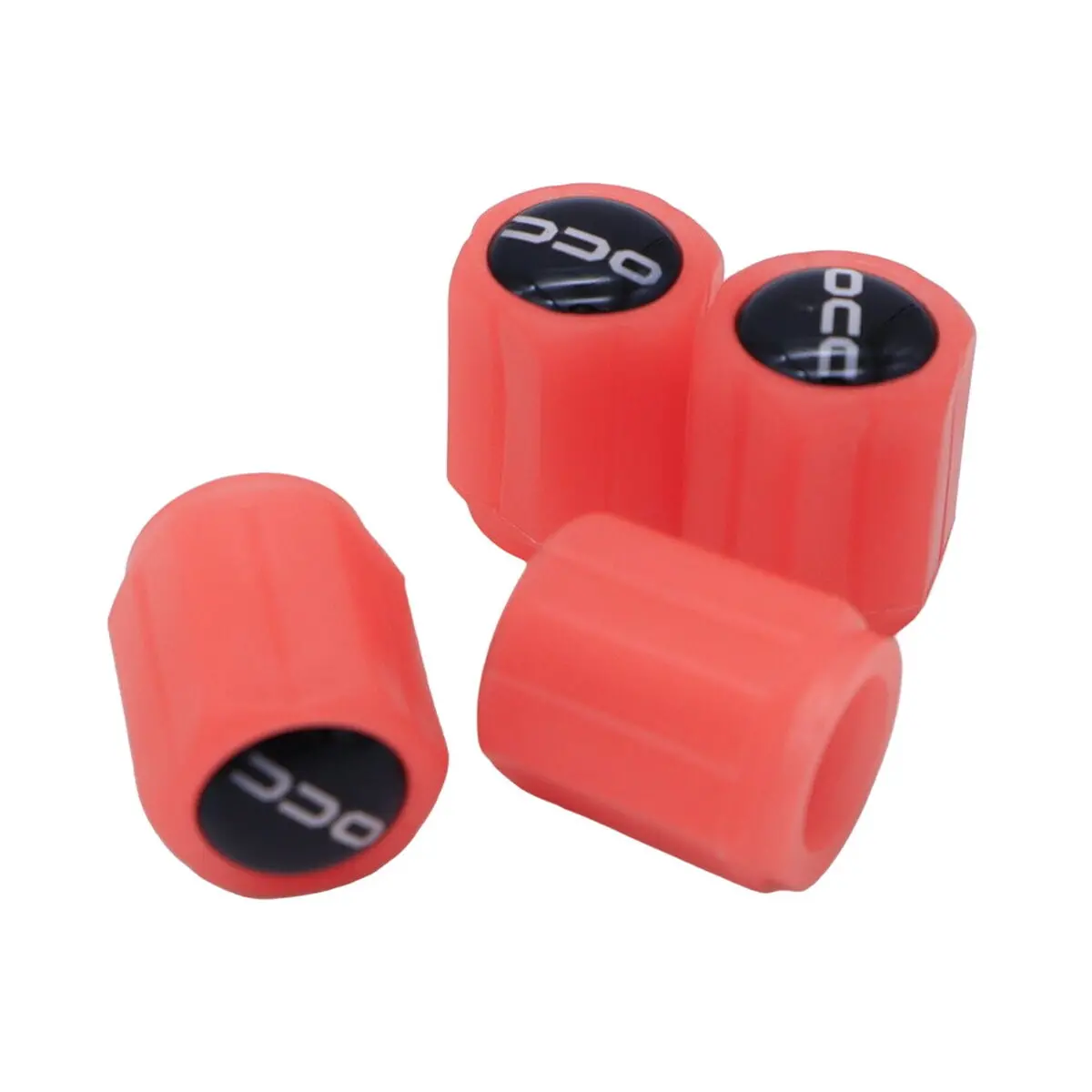 Conjunto De Fichas E Tomadas Occ Motorsport Occlev001 4 Unidades Fluorescente Vermelho 1