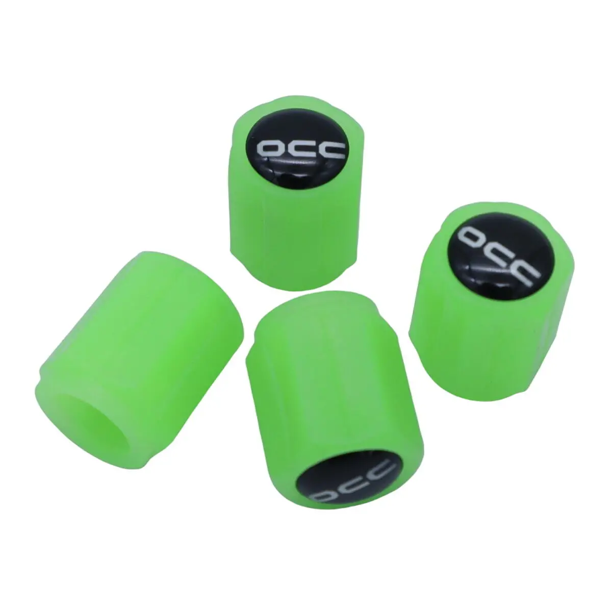 Conjunto De Fichas E Tomadas Occ Motorsport Occlev002 4 Unidades Fluorescente Verde 1