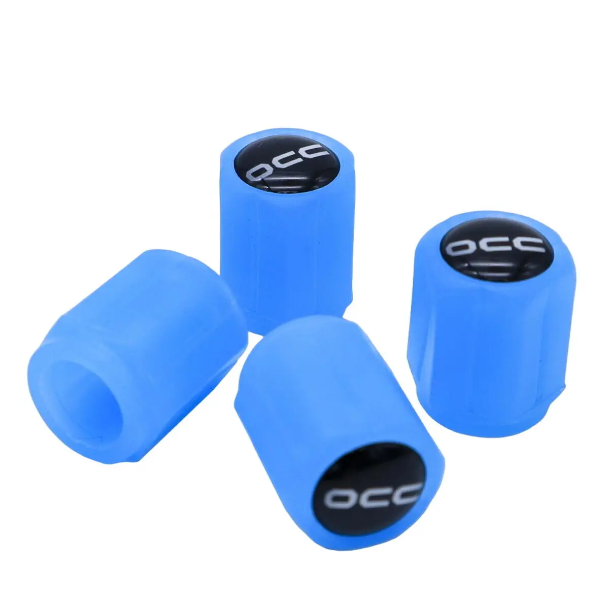 Conjunto De Fichas E Tomadas Occ Motorsport Occlev004 4 Unidades Fluorescente Azul 1