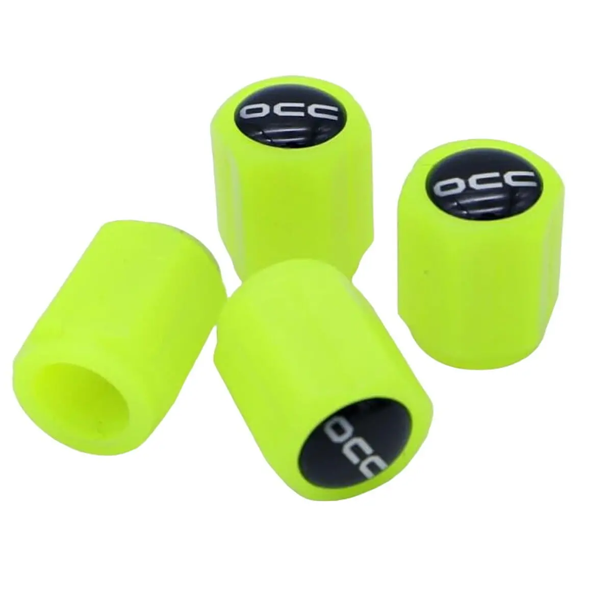 Conjunto De Fichas E Tomadas Occ Motorsport Occlev005 4 Unidades Fluorescente Amarelo 1