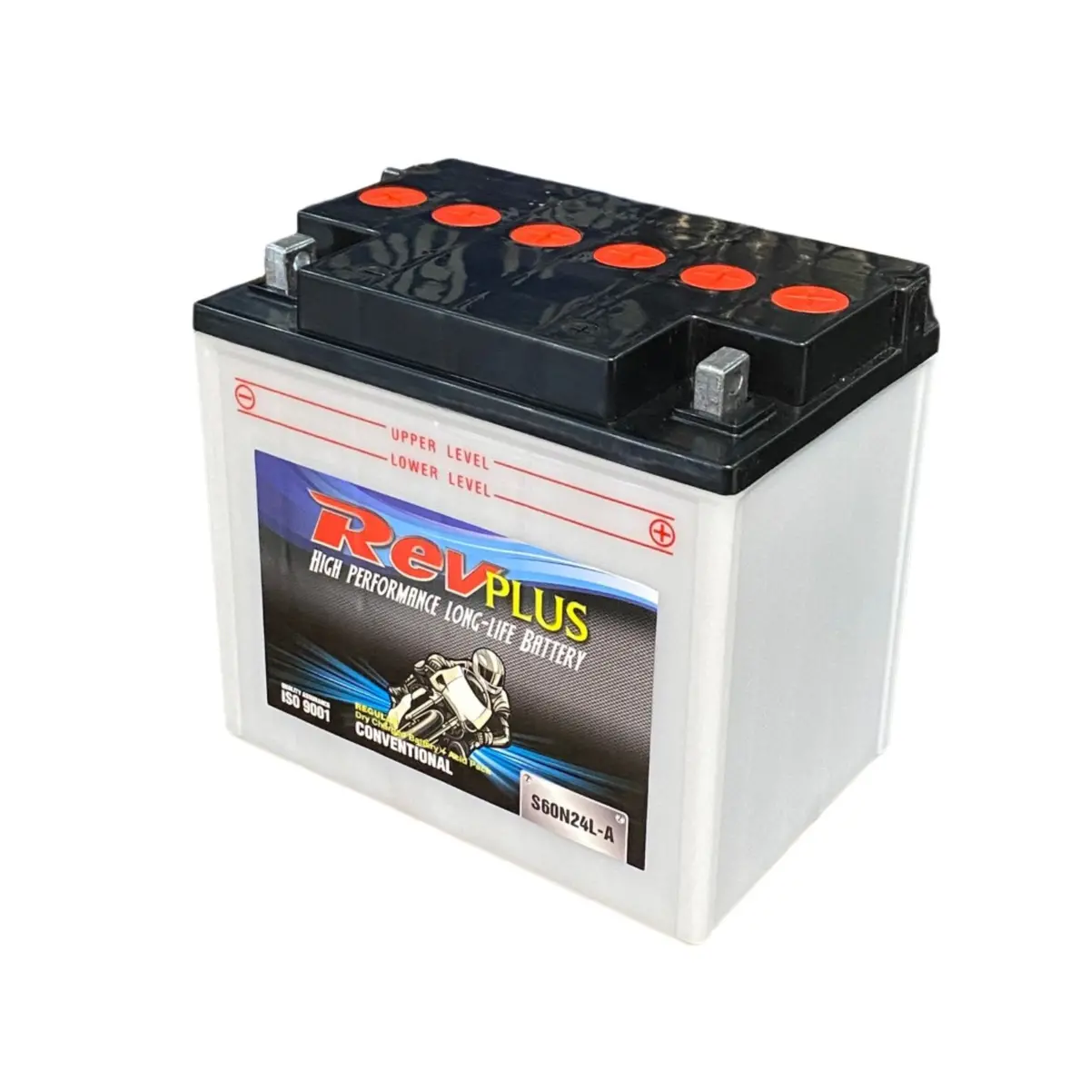 Revplus S60n24l-A Motorbike Battery - 12V 18Ah 280Cca 1