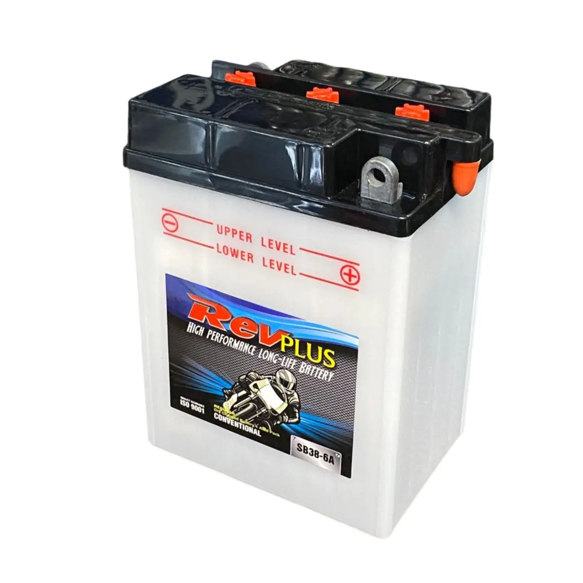 Revplus Sb38-6A Motorcycle Battery - 6V 13Ah 1
