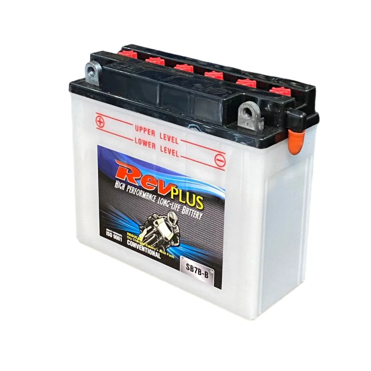 Revplus Sb7b-B Motorcycle Battery - 12V 7Ah 124Cca 1