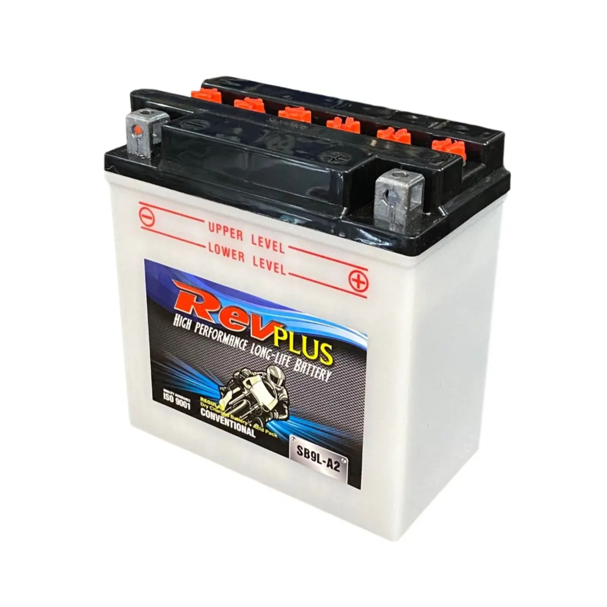 Revplus Sb9l-A2 Motorcycle Battery - 12V 9Ah 124Cca 1