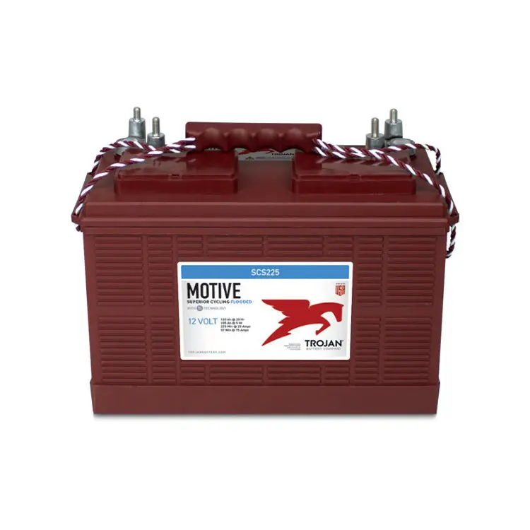 Trojan Sc225 12V 130Ah Deep Cycle Battery 1