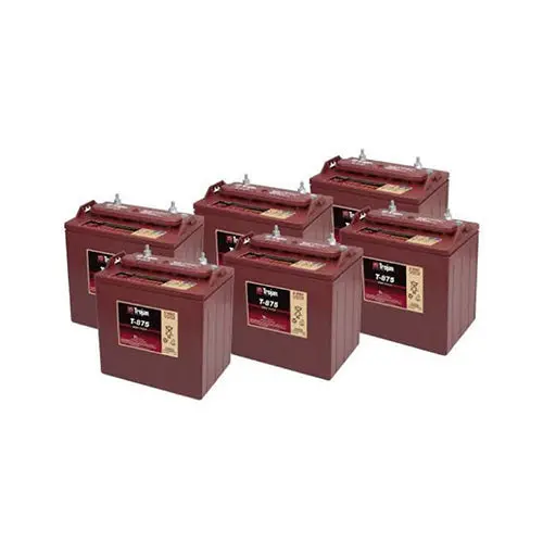 Trojan T-875 8V 170Ah Deep Cycle Battery Set (6-Pack) For Golf Carts & Renewable Energy 1