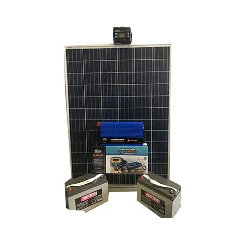 Solar Panel Bundle – 200W Panel, 20A Controller, 120Ah Battery, 2000W Inverter 1