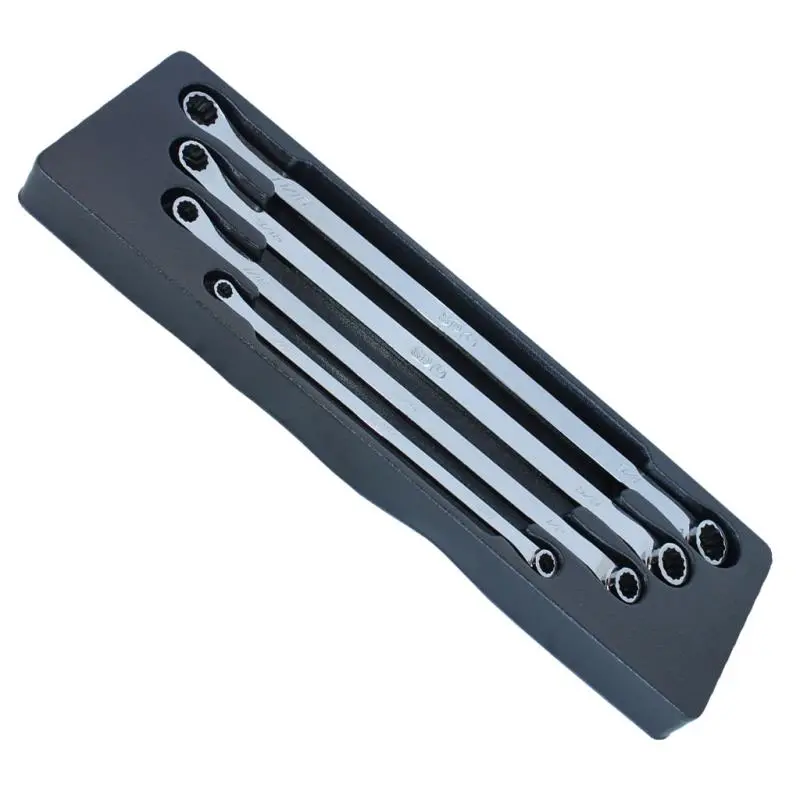 Sp Tools Sp10284 Sp Tools 4Pc Sae 15º Offset Long Ring Spanner Set 1