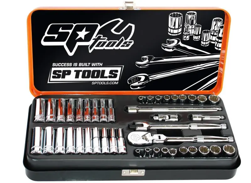 1/4"Dr Socket Set - 6Pt & 12Pt Metric/Sae - 43Pc – Sp20101 1