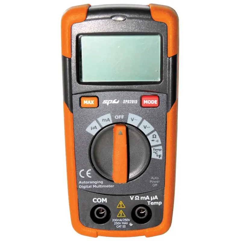 Sp Tools Sp62015 Sp Tools Pocket Digital Multimeter With Temperature Gauge 1