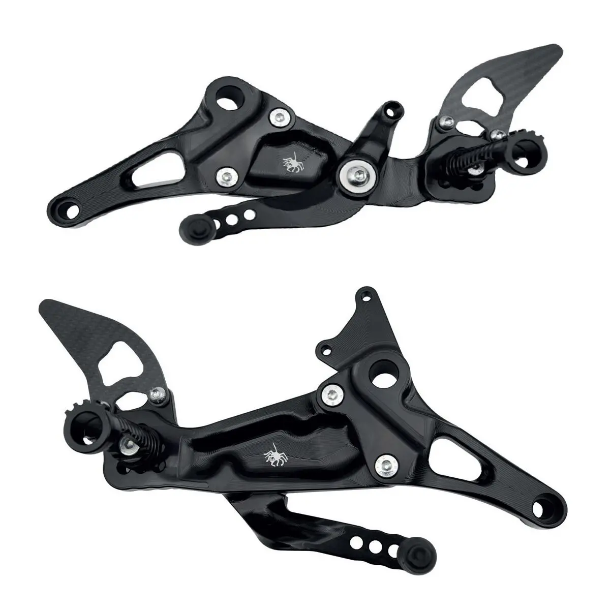 Spider Racing Aprilia Rs 457 Billet Adjustable Rearsets 1