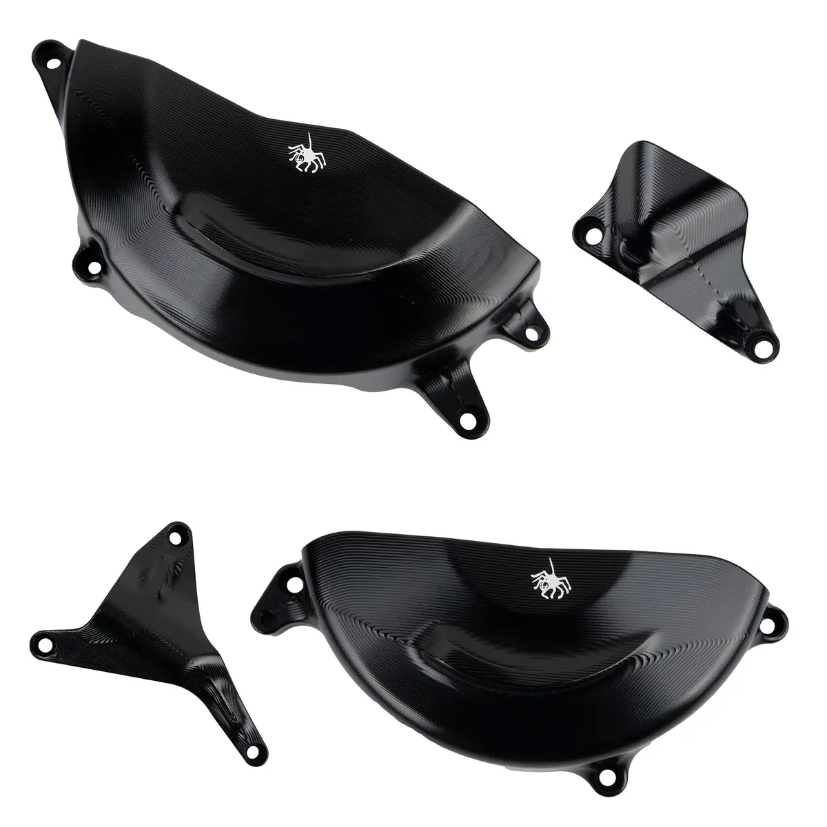 Spider Racing Aprilia Rs 660 / Tuono 660 Billet Aluminum Engine Cover Kit 1