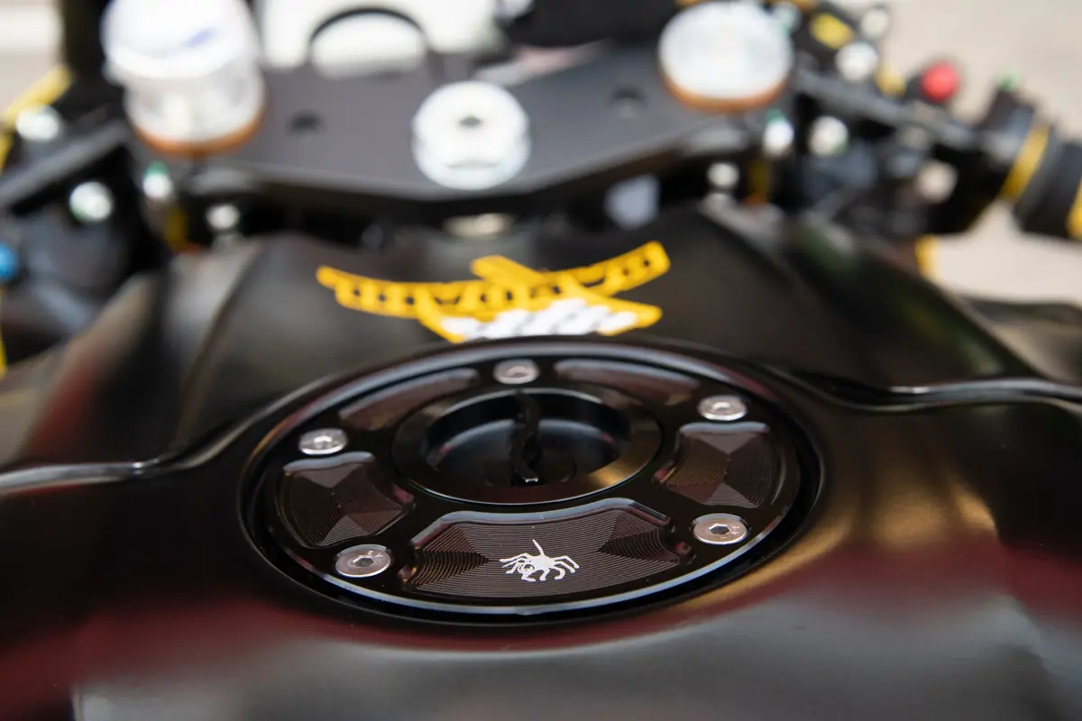 Spider Racing Ducati Quick Action Fuel Tank Cap 2