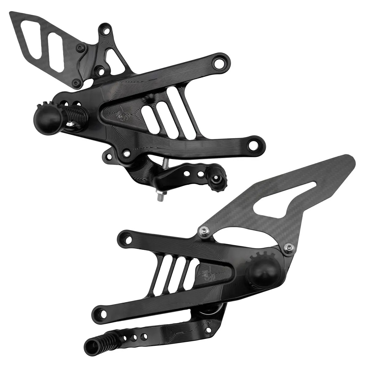 Spider Racing Ducati Panigale V4 Billet Aluminum Adjustable Rearsets (2025+) 1