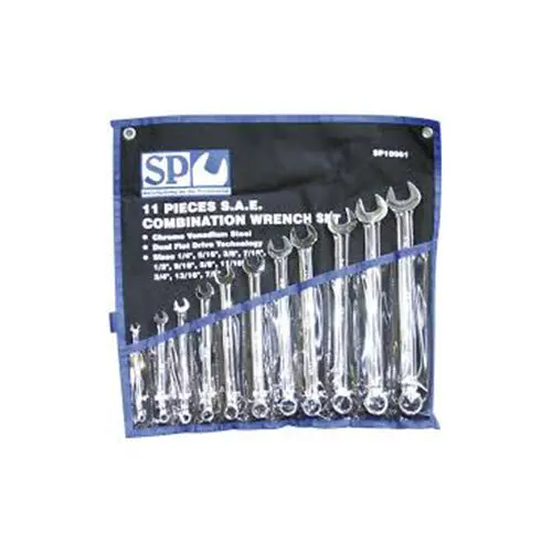 Sp Tools Sp10061 Sp Tools Spanner Set 11Pc Sae 1