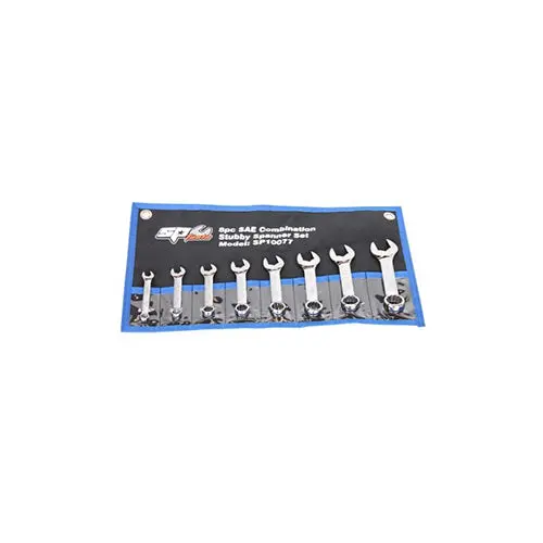 Sp Tools Sp10077 Sp Tools Spanner Set 8Pc Sae Stubby 1