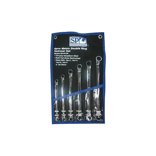 Sp Tools Sp10136 Sp Tools Spanner Set Ring 6 Pce Metric 1