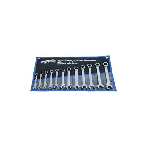 Sp Tools Sp10212 Sp Tools 12Pc Metric 0º Offset Geardrive Wrench/Spanner Set 1