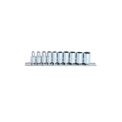 Sp Tools Sp20130 Sp Tools S/Set Rails 1/4 Dr 10 Pce 12Pt Metric 1