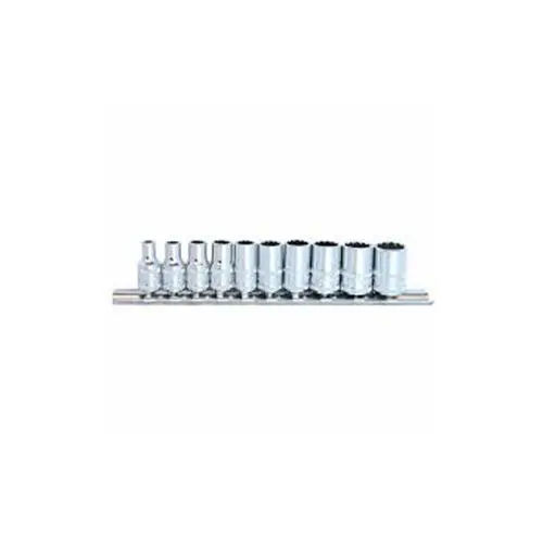 Sp Tools Sp20131 Sp Tools S/Set Rails 1/4 Dr 9Pce 12Pt Sae 1