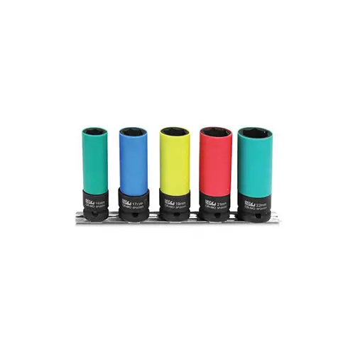 Sp Tools Sp20390 Wheel Nut Socket Set 1/2In Drive 5 Piece 1