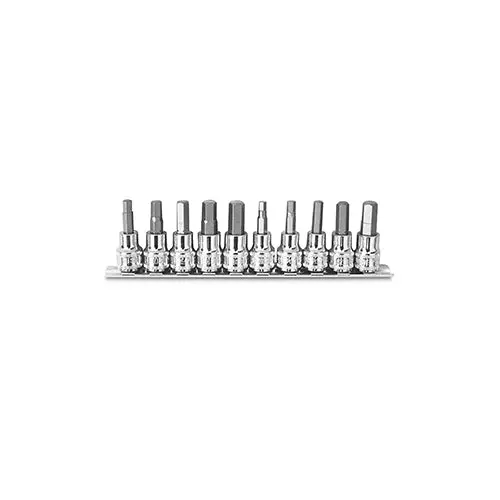 Sp Tools Sp20541 Sp Tools Socket Rail Set 10Pc 3/8 Dr Inhex 1