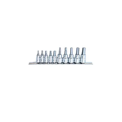 Sp Tools Sp20546 Sp Tools Socket Rail Set 10Pc 1/4 & 3/8 Dr Sae Inhex 1