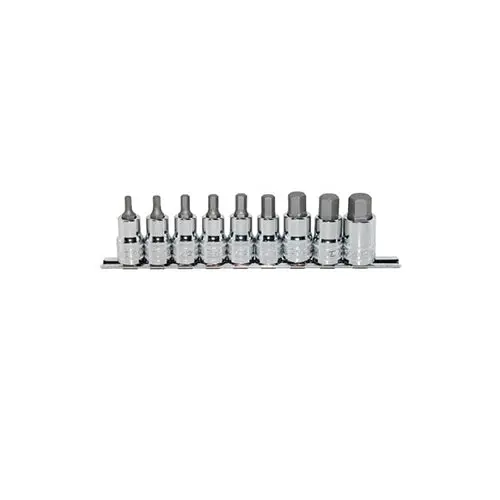 Sp Tools Sp20563 Sp Tools Socket Rail Set 9Pc 1/2Dr Sae Inhex 1
