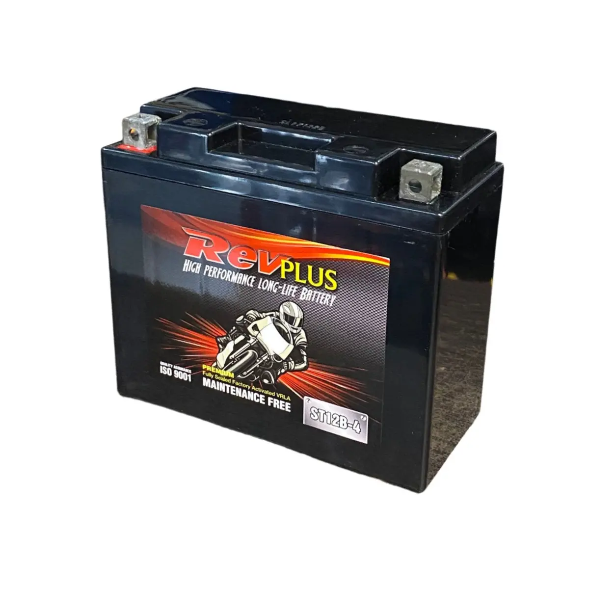 Revplus St12b-4 Motorbike Agm Battery - 12V 10.5Ah 200Cca 1