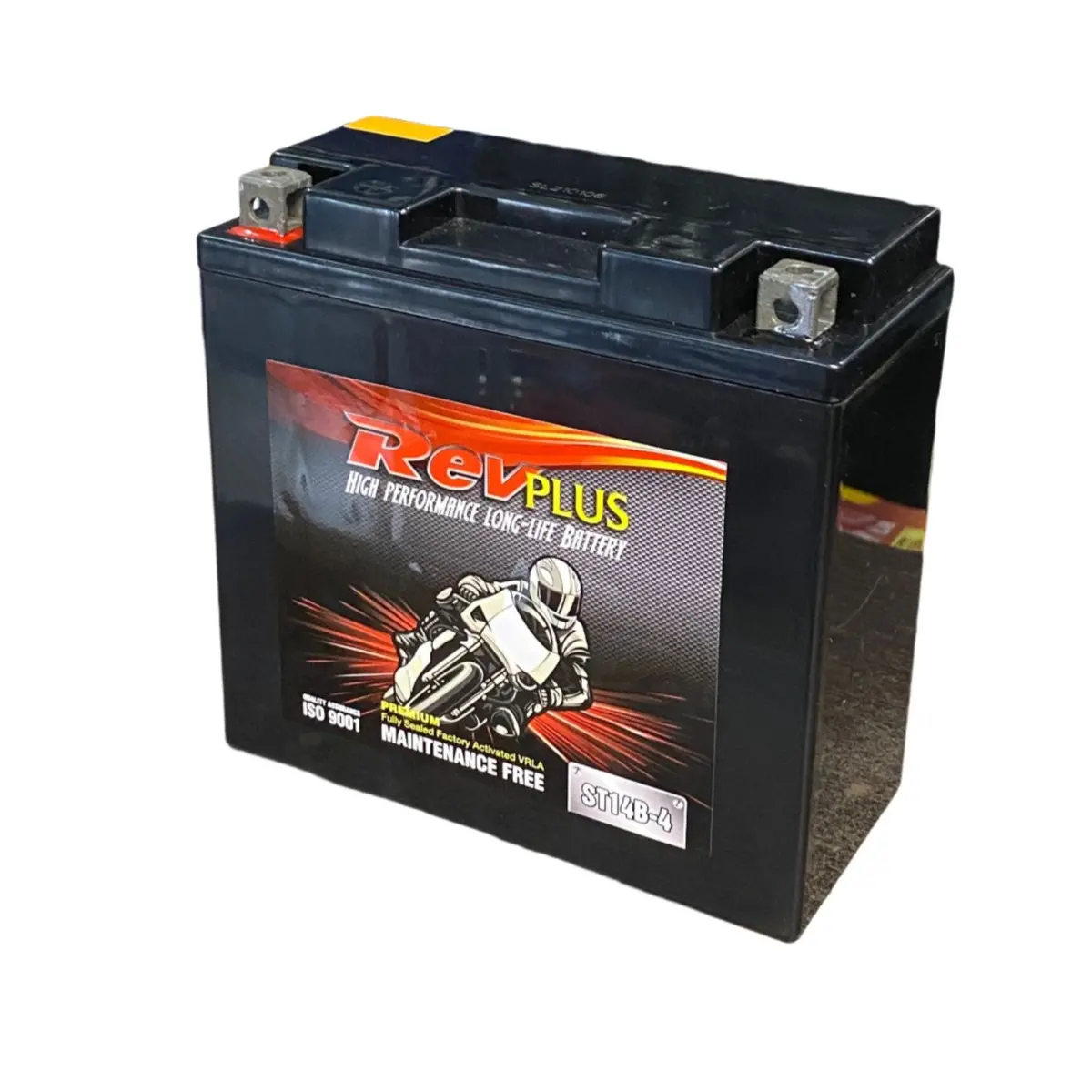 Revplus St14b-4 Motorbike Agm Battery - 12V 12Ah 210Cca 1