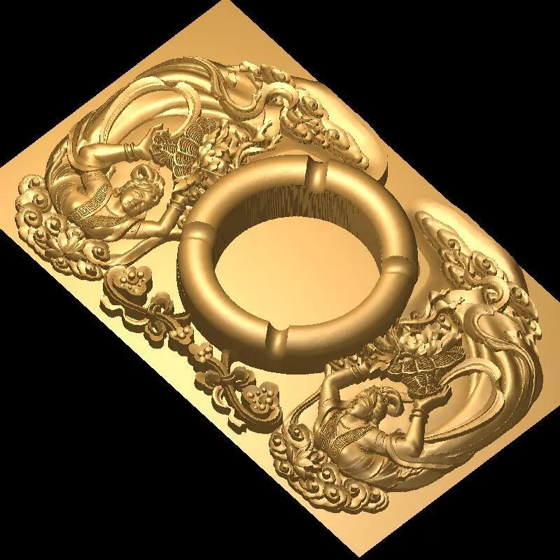 Stl Format 3D  Ashtray - 014 1