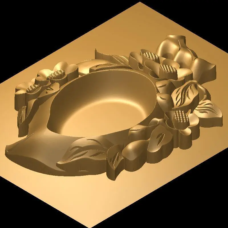 Stl Format 3D  Ashtray - 023 1