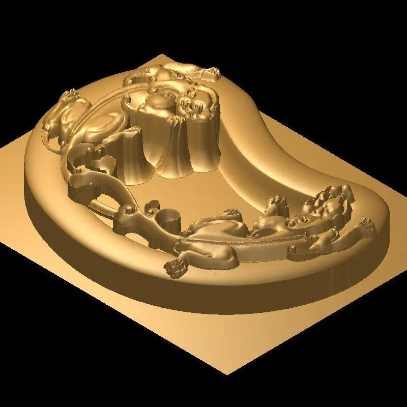 Stl Format 3D  Ashtray - 027 1
