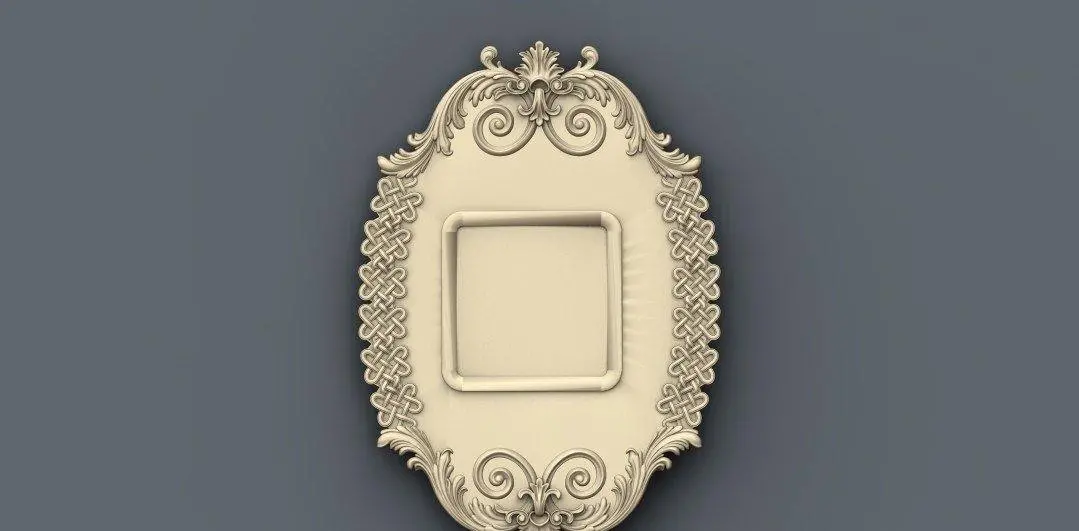Stl Format 3D Decoration Doors Patterns - 002 1