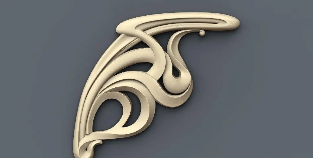 Stl Format 3D Decoration Doors Patterns - 039 1