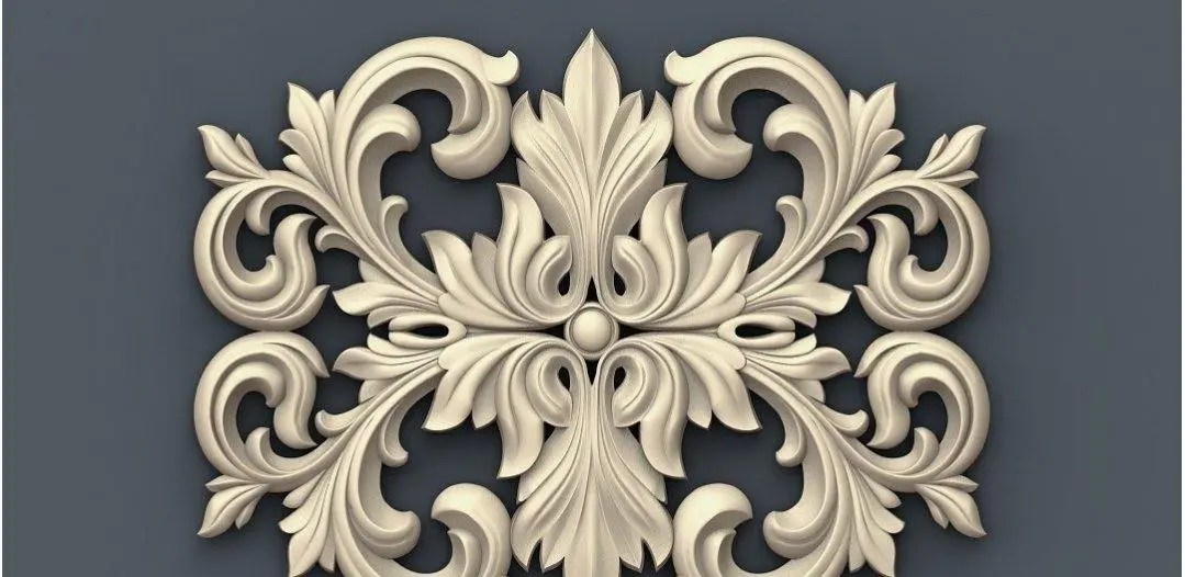 Stl Format 3D Decoration Doors Patterns - 041 1