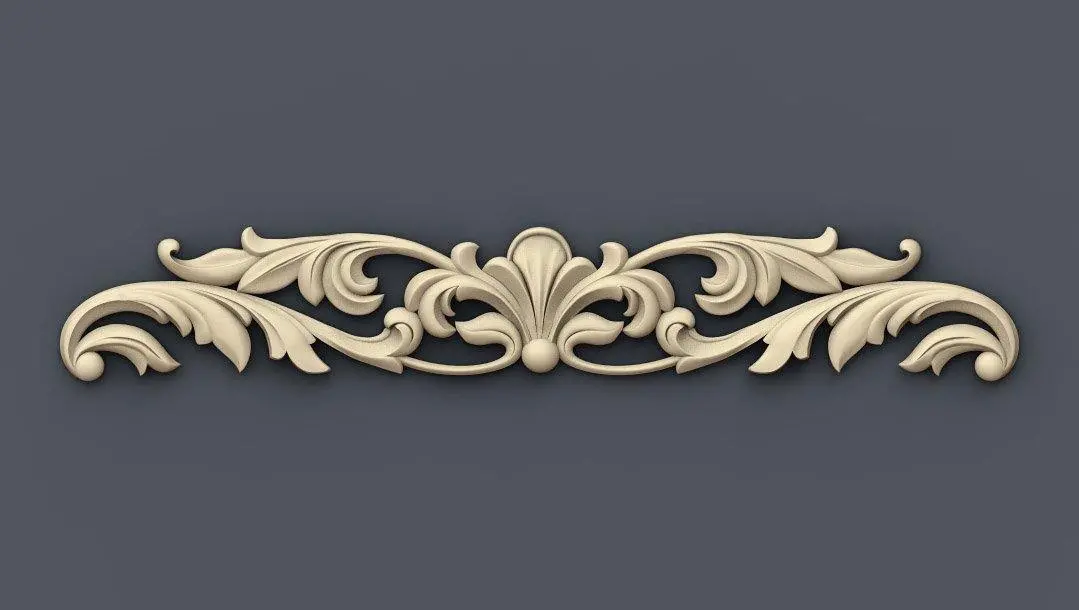 Stl Format 3D Decoration Doors Patterns - 046 1