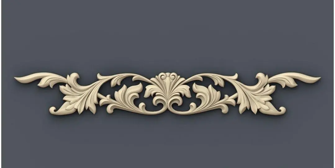 Stl Format 3D Decoration Doors Patterns - 047 1
