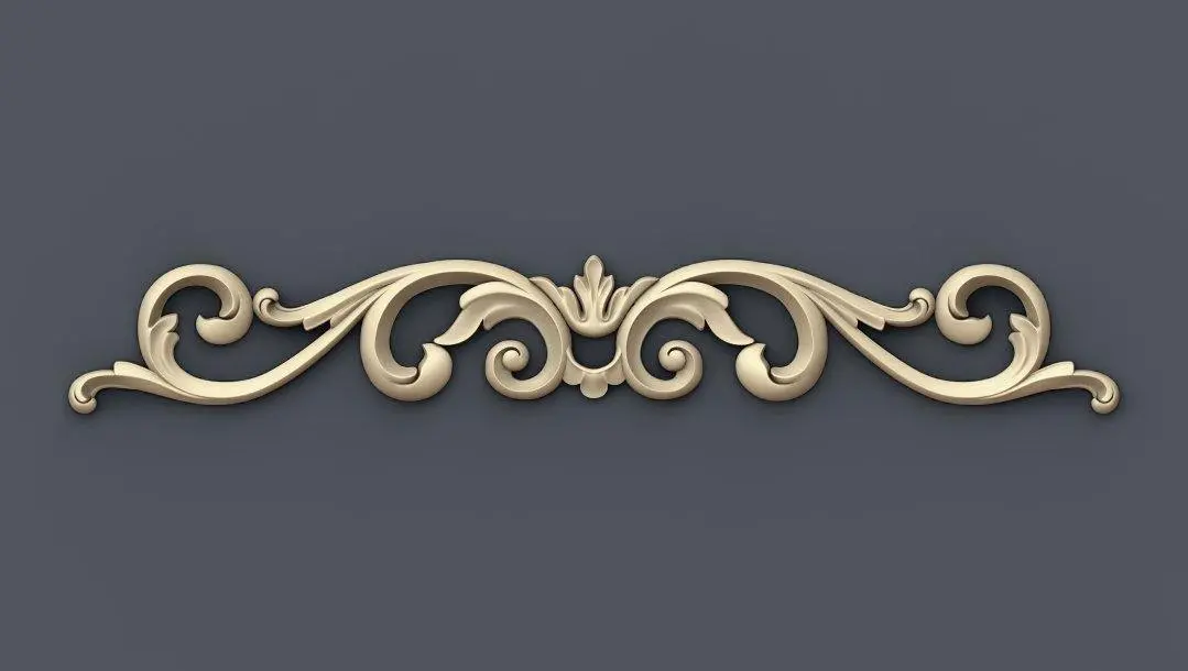 Stl Format 3D Decoration Doors Patterns - 050 1