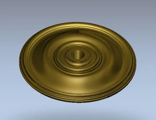 Stl Format 3D Furniture Ceiling Decoration Round Patterns - 084 1