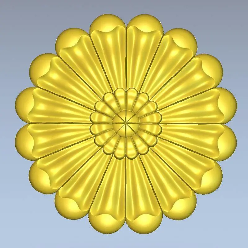 Stl Format 3D Furniture Decorativ Round Patterns - 024 1