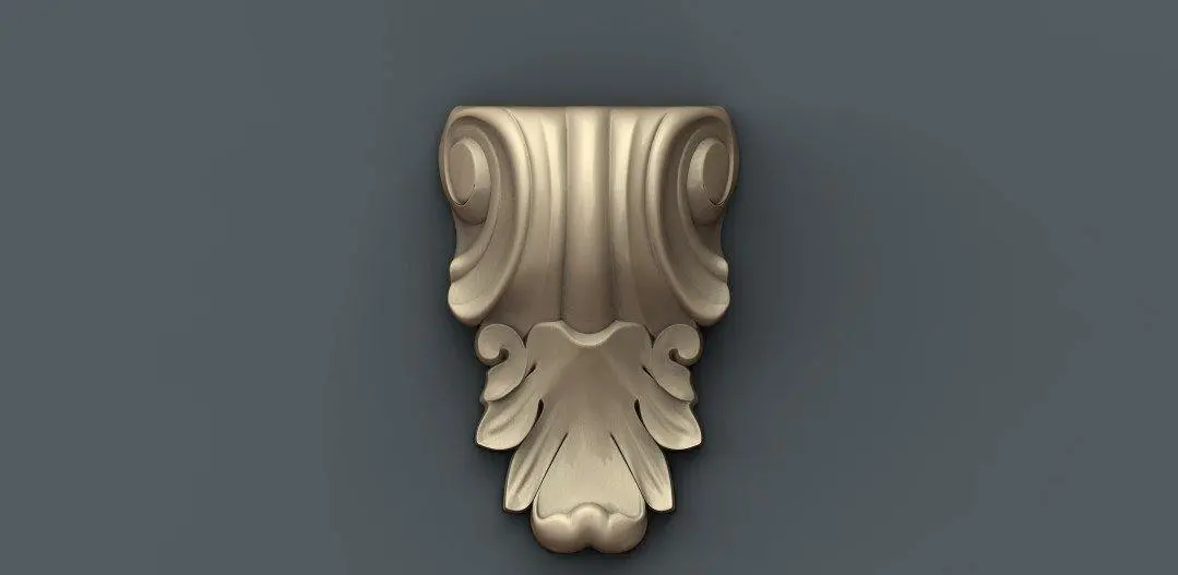Stl Format 3D Furniture , Doors Decoration Figure - 010 1